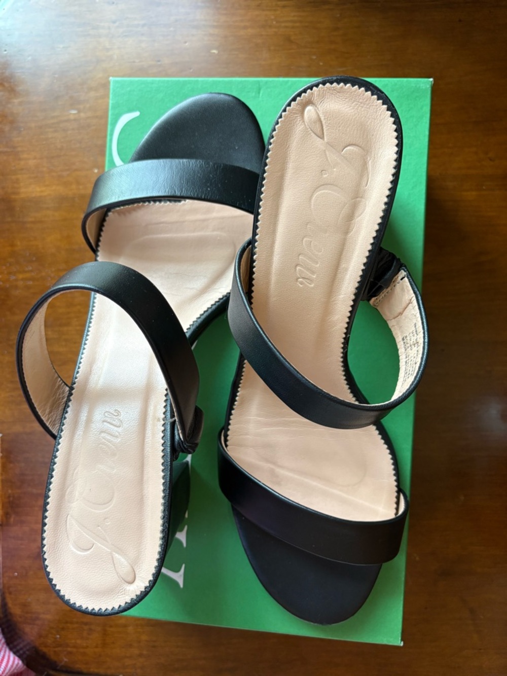 J. Crew Size 11 Black Women's Strappy Slide Sandals